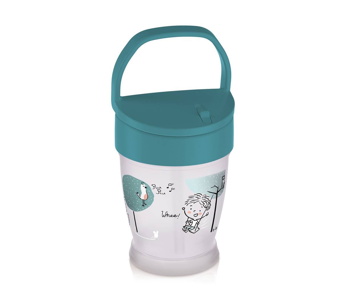 Vaso Con Pajita Click Lovely Boy 250ml