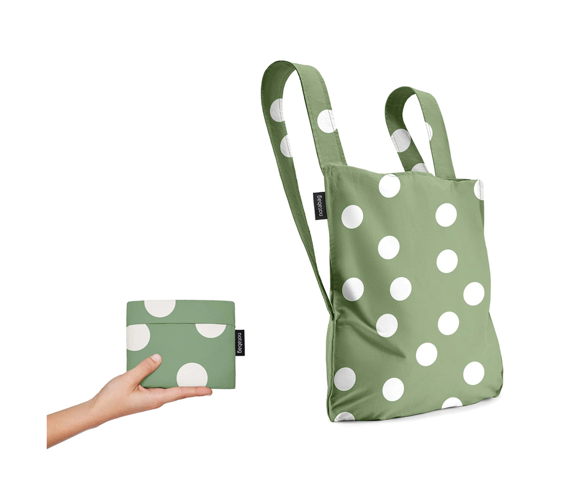 Zaino Pocket Notabag Original Olive Dots - Tutete