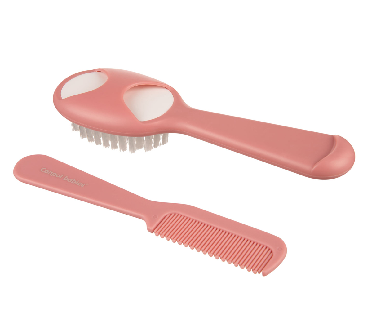 Ensemble Brosse Et Peigne Enfant Rose