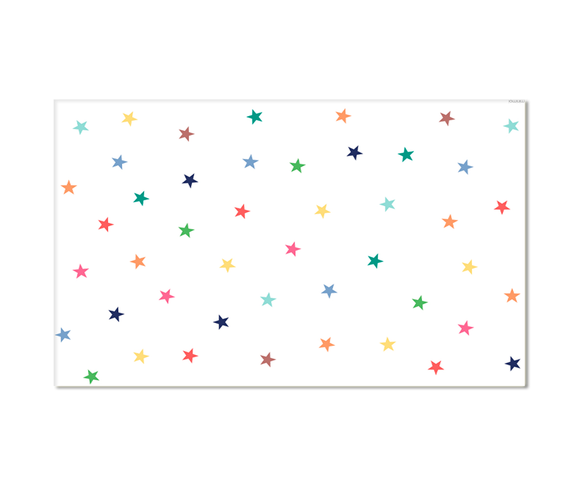 Alfombra Vinilo Stars Multicolor 120x180cm - Tutete