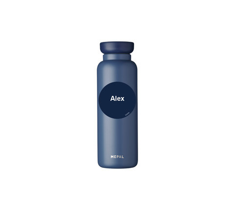 Garrafa Trmica Nrdica Elipse 500ml Personalizvel Denim