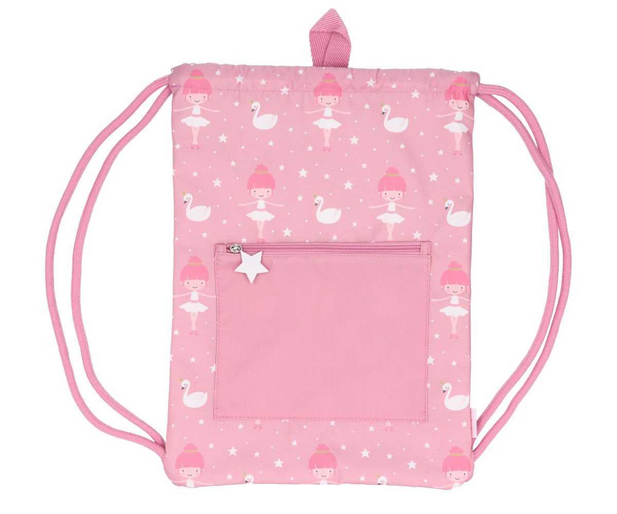 Mochila Saco Impermeable Bailarina Personalizable - Tutete