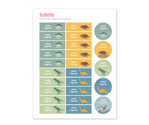 Pack Combi Dinosauri Termoadesive+Adesive