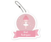 Ballerina Backpack Keychain