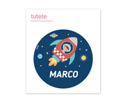 Caja Almuerzo Midi Campus Azul Espacio Personalizada