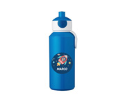 Personalised Campus Pop-Up Drinking Bottle Blue Space 400ml