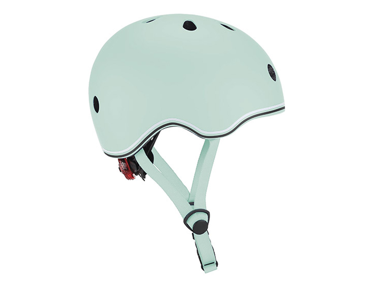 Casco Go Up Lights Verde Pastello