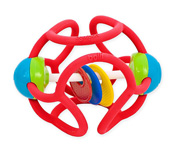 Dentarello Ogobolli Squishy Rattle Corallo