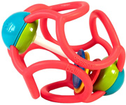 Dentarello Ogobolli Squishy Rattle Corallo