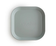 2 Pratos Mushie Square Sage