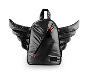 Mini mochila Wings Preta