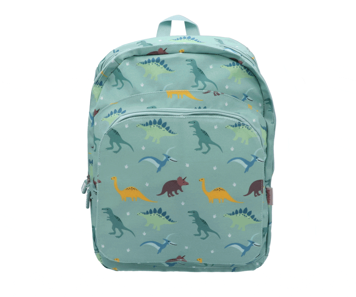 Mochila Escolar Grande Dinosaurios Personalizable - Tutete