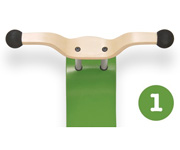 Pezzo 1 Mini-Flip Top Verde