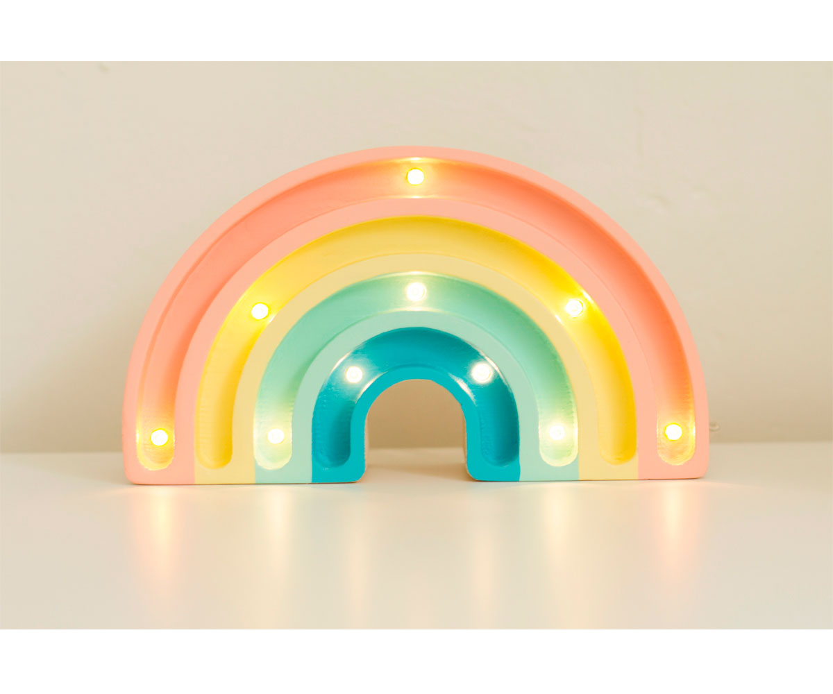 Mini Candeeiro Arco íris Pastel