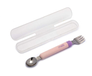 Cubiertos Infantiles con Estuche Rosa Morado