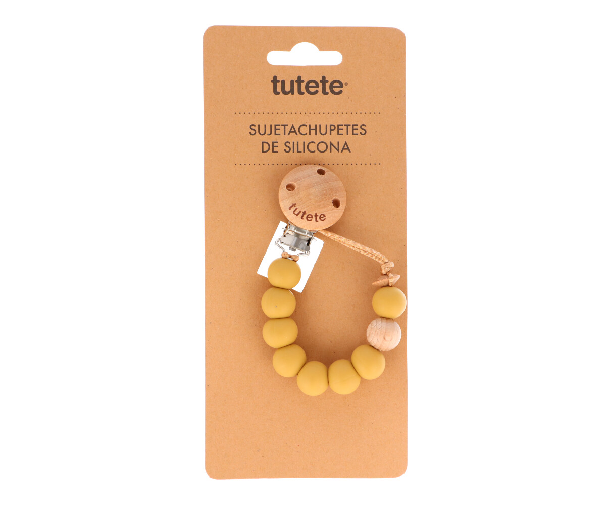 Image of Portaciuccio Silicone Tutete Nature Mustard 44635