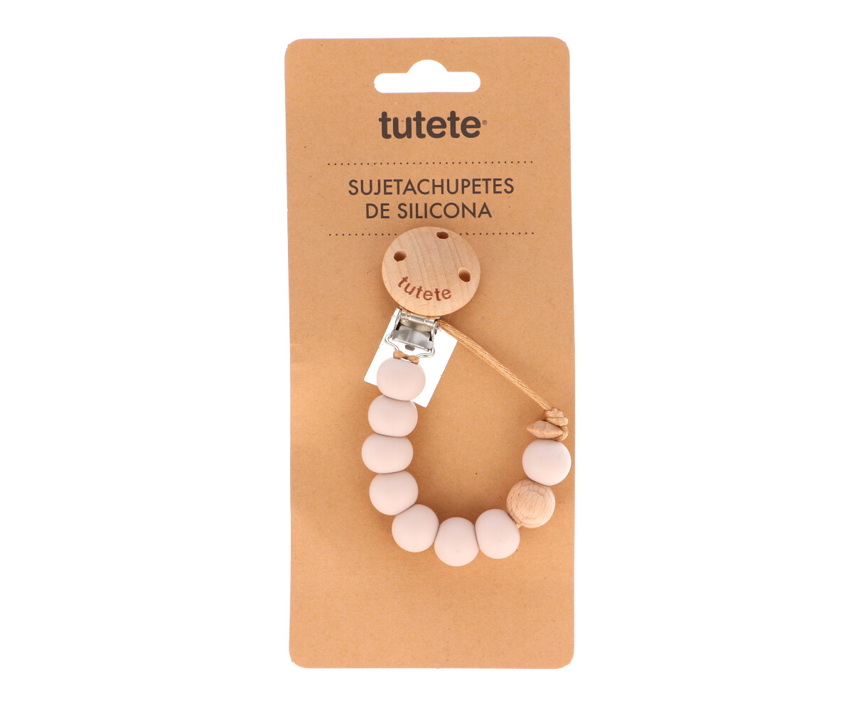 Image of Portaciuccio Silicone Tutete Nature Rose 44649