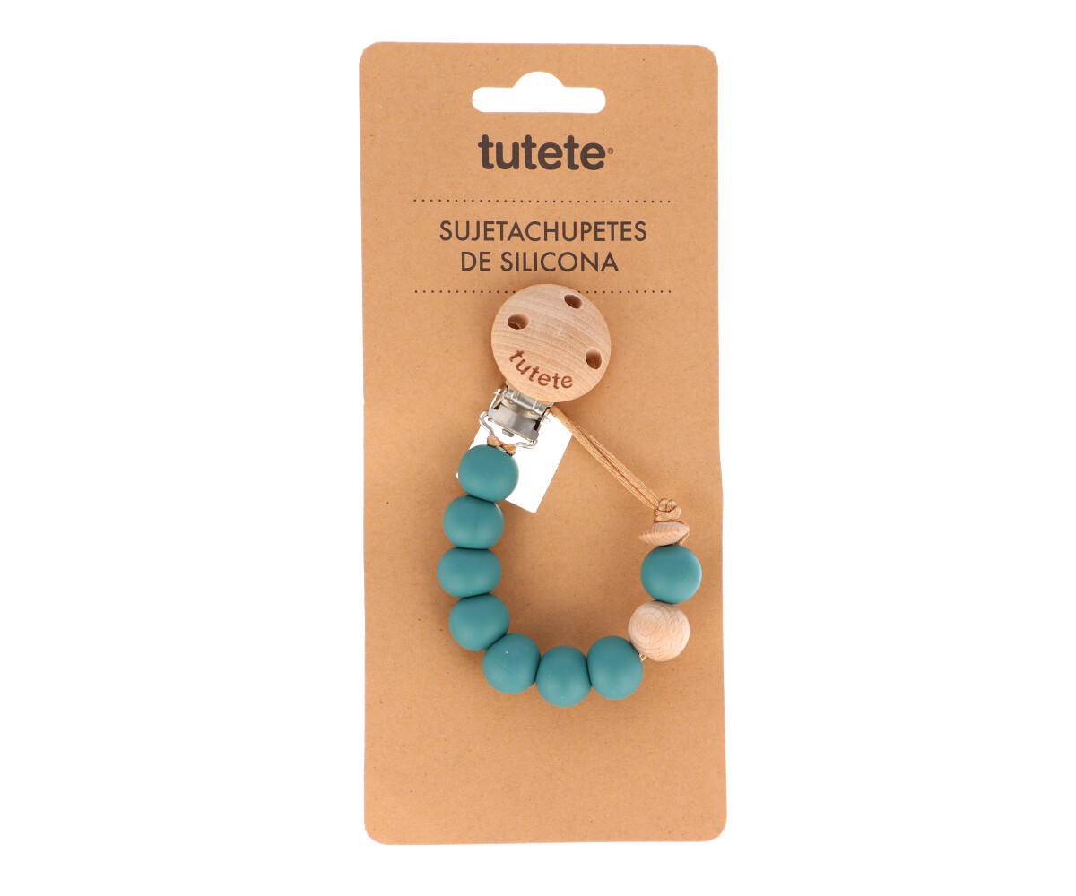 Image of Portaciuccio Silicone Tutete Nature Teal 44634