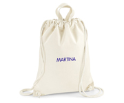 Sacca-Zaino Natural Personalizzabile