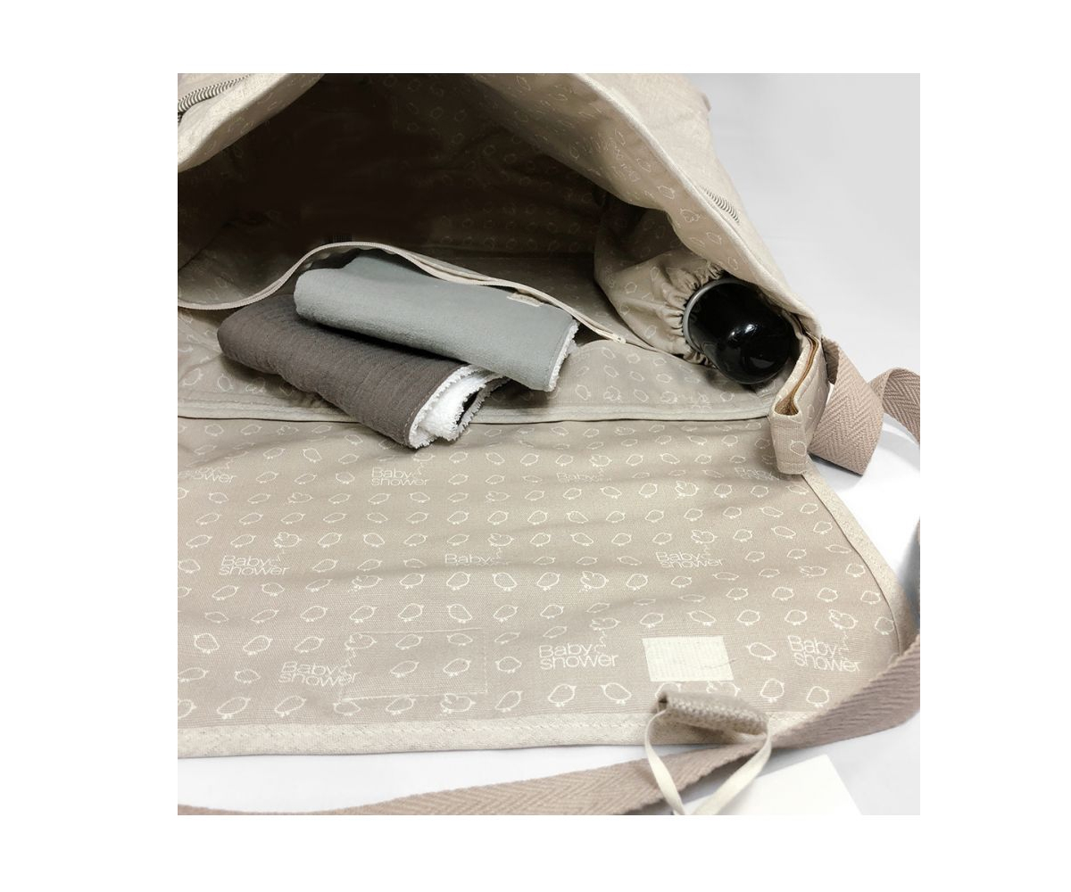 Bolso Maxibag para Carro Bebé Beige - Tutete