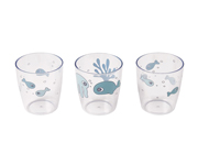 3 Drinking Cups Sea Friends Blue