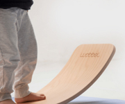 Wobbel PRO Board Natural Wood Baby Mouse Felt