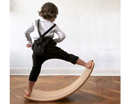 Wobbel PRO Board Natural Wood Baby Mouse Felt