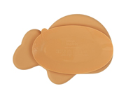 Piatto Antiscivolo Silicone Stick&Stay Wally Mustard