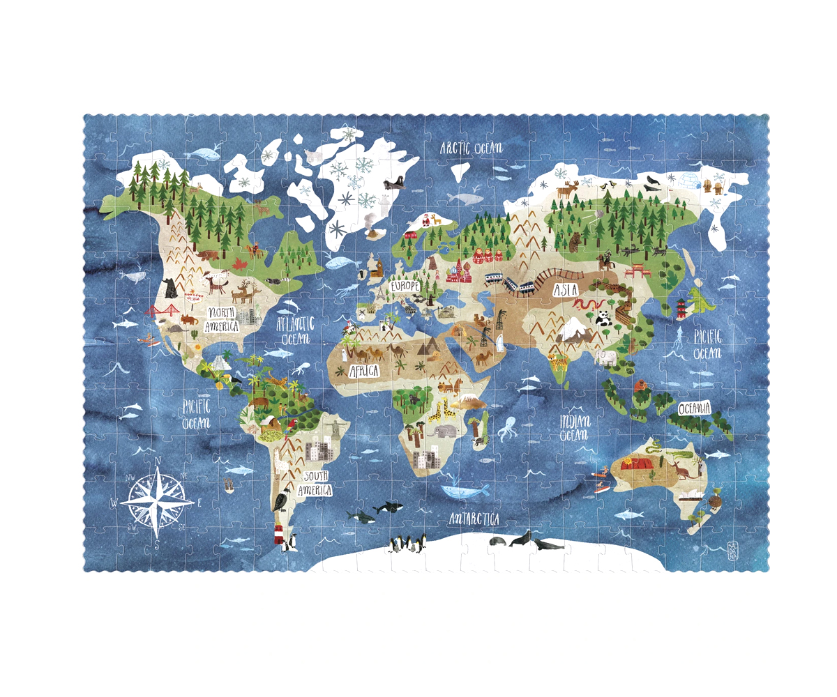 Puzzle Descubre El Mundo