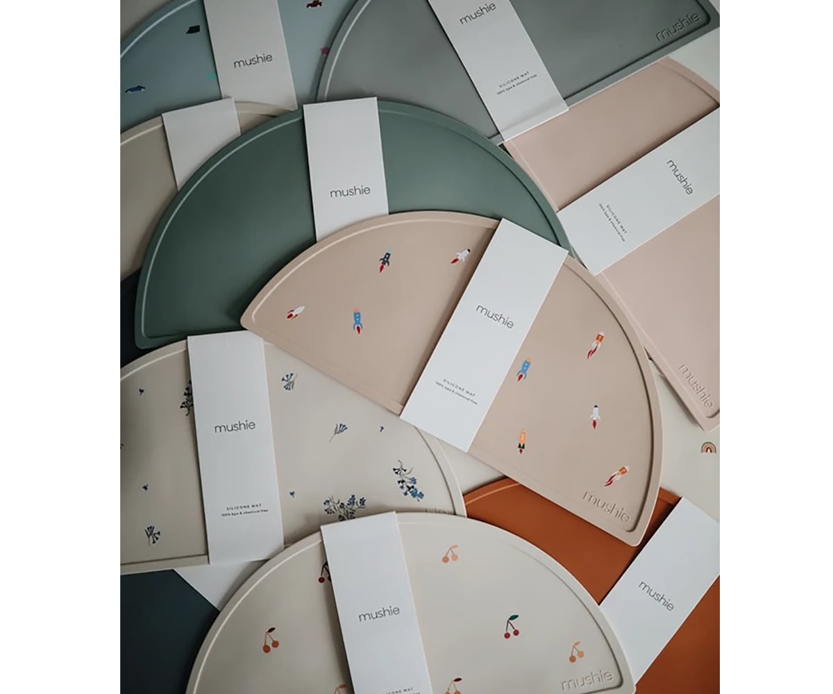 Tovaglietta Silicone Anti-Scivolo A Nuvola Per Bambini - Impermeabile, Lavabile, Rosa - Foto 9