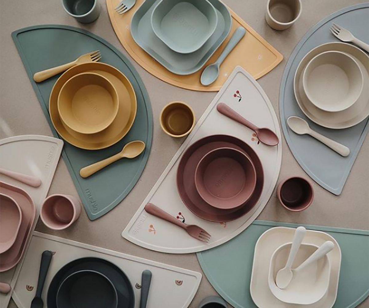 Tovaglietta Silicone Mushie Vanilla Confetti Tutete