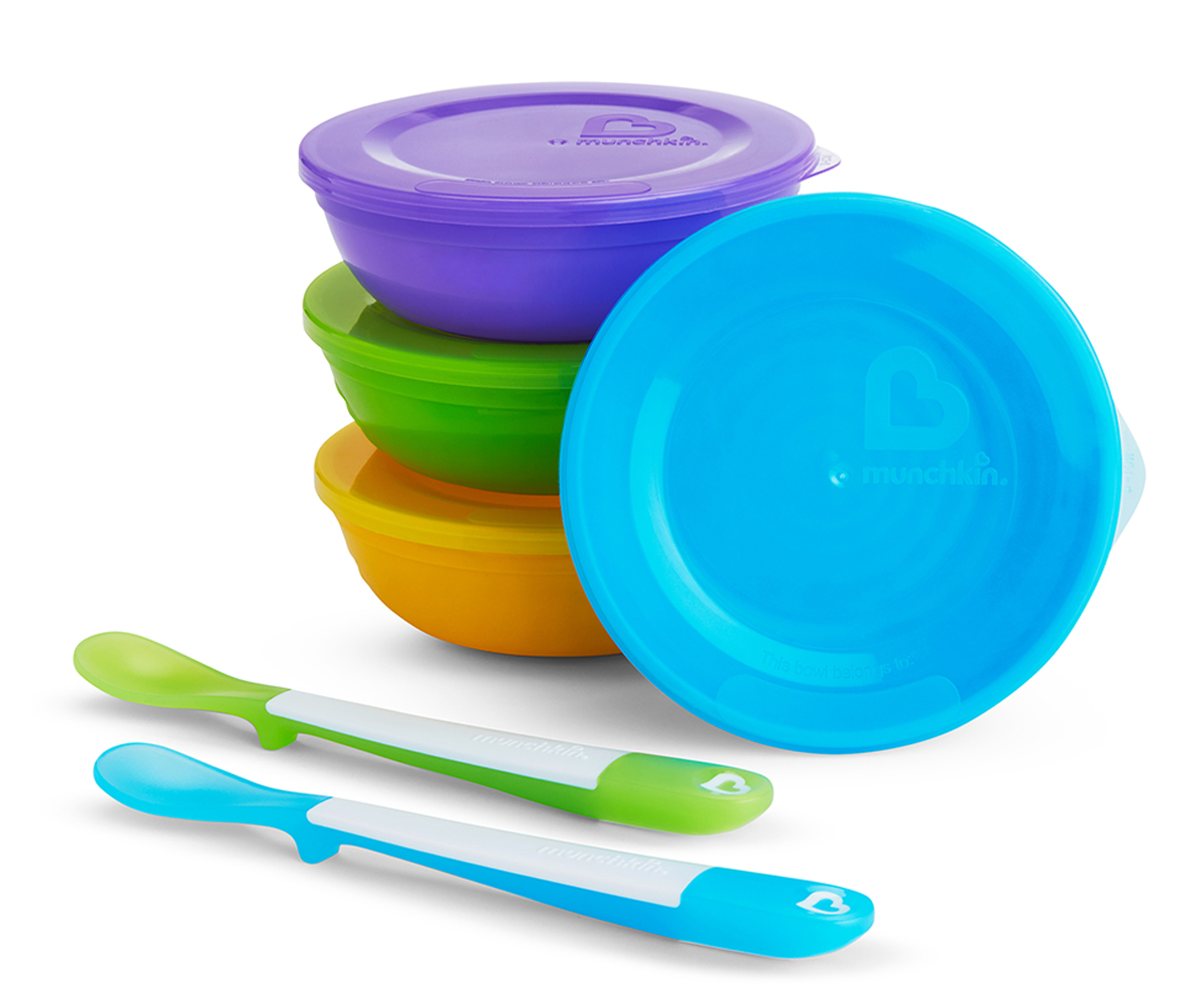 Pack 4 Cuencos Con Tapas Y Cucharas Love-a-Bowls?