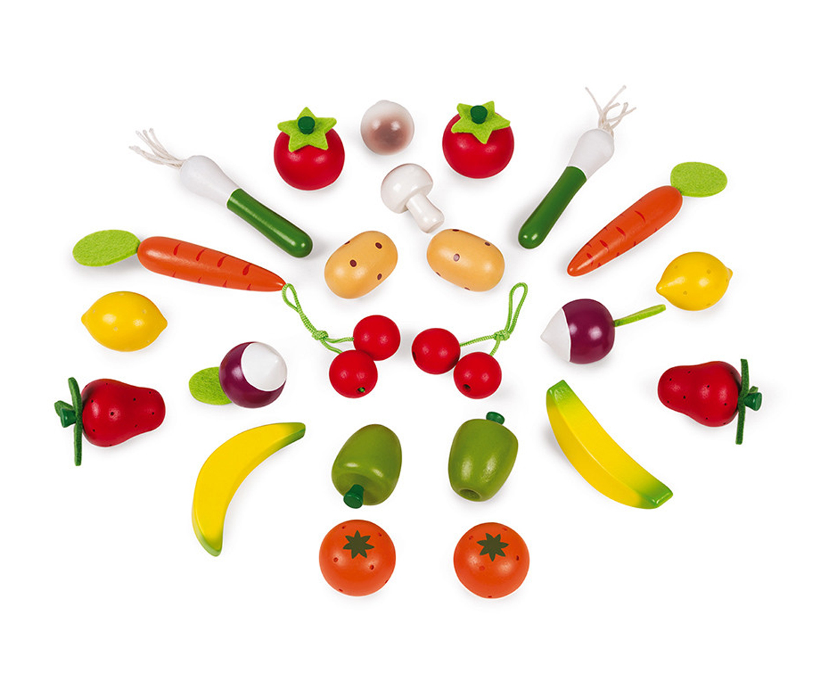 Paniere Con 24 Frutti E Vegetali