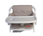 Trona Plegable Vesta Gris/Beige