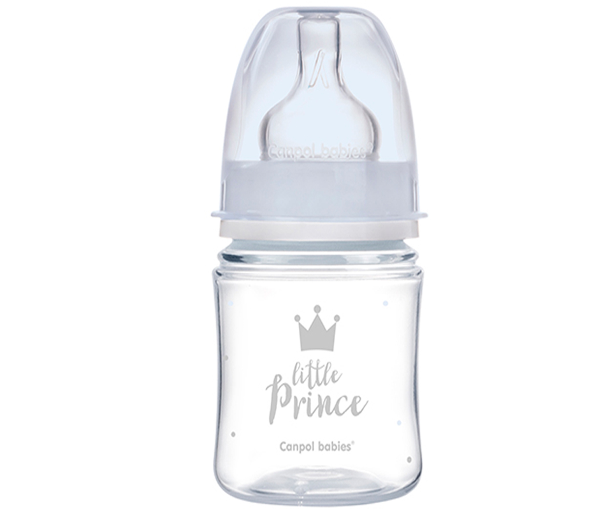 Biberón Anticólicos Royal Baby Azul 120ml - Personalizado