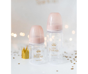 Anti-colic Personalised Baby Bottle Royal Baby Pink 120ml