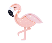 Candeeiro Rosa Flamingo