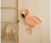 Candeeiro Rosa Flamingo