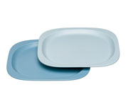 2 Platos Nip Green Azules