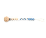 Prende Chupeta de Silicone Personalizada Eco Sapphire