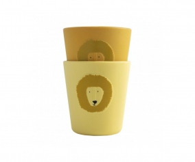 2 Bicchieri Silicone Trixie Mr.Lion