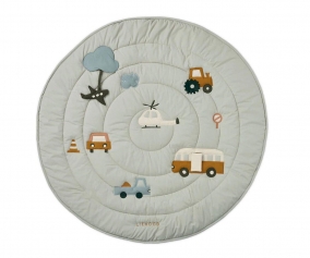 Manta de atividades Gitta Vehicles Dove Blue Mix 
