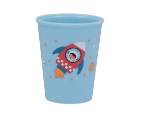 LolaPix Bicchiere Bambino. Tazza per Bambini. Tazza Personalizzata.  Bicchieri Plastica Dura. Senza BPA. 330 ml. Il mondo dei dinoidi