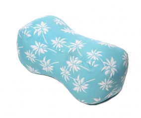Coussin Malibu Beach Peanut Turquoise 