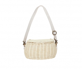 Mini Rattan Bag Chari Chalk