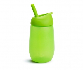 Vaso con Pajita Desmontable Simple Clean Verde 296ml