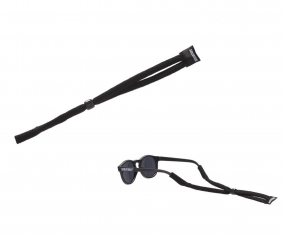 Bandeau lunettes de soleil en tissu noir pour enfants 