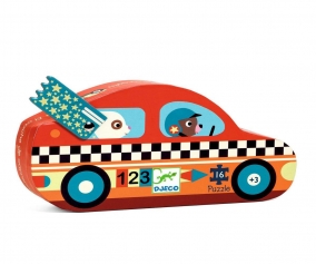Puzzle Silhouette Macchine da Corsa