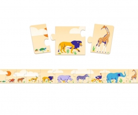 Educativos Puzzle Animales Pequeos y Grandes