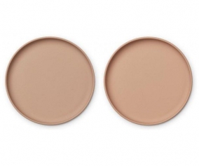 2 Platos Silicona Brandon Pale Tuscany/TuscanyRose